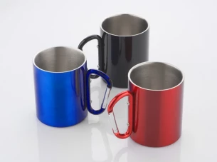 Κούπα CAMP με καραμπίνερ - Κόκκινη