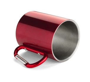 Κούπα CAMP με καραμπίνερ - Κόκκινη