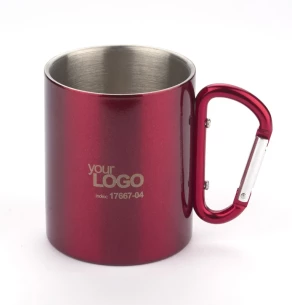 Κούπα CAMP με καραμπίνερ - Κόκκινη