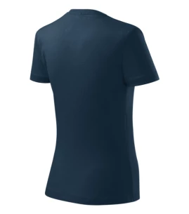 Γυναικείο Basic T-Shirt - Ναυτικό μπλε
