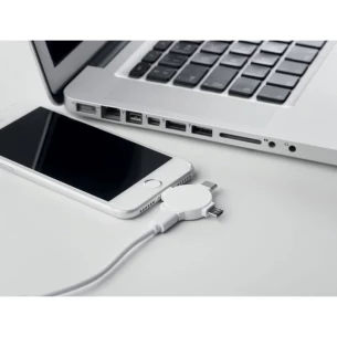 Προσαρμογέας καλωδίου 3-σε-1 - LIGO CABLE - λευκό