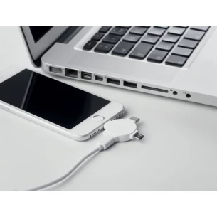 Προσαρμογέας καλωδίου 3-σε-1 - LIGO CABLE - λευκό