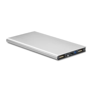 Τράπεζα ενέργειας 8000mAh - POWERFLAT8 - Ασημί