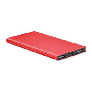 Τράπεζα ενέργειας 8000mAh - POWERFLAT8 - Κόκκινο