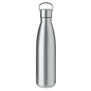 Μπουκάλι διπλού τοιχώματος 500ml - MATIS - ματ ασημί
