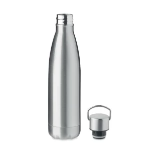 Μπουκάλι διπλού τοιχώματος 500ml - MATIS - ματ ασημί