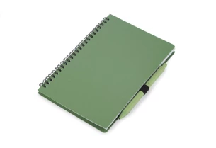 Σημειωματάριο με στυλό TRESA A5 - Πράσινο