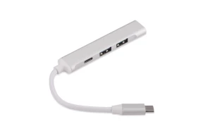 Διαχωριστής USB HUB - ROSKO - Ασημί