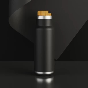 Θερμικό μπουκάλι Horten 530 ml - Μαύρο