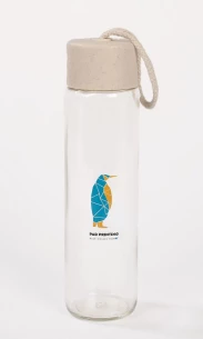 SKINNY γυάλινο μπουκάλι 350 ml - Φυσικό