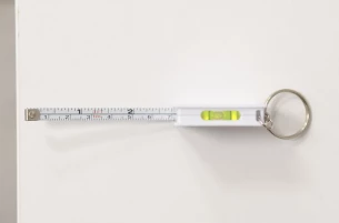 RIZO μπρελόκ μετροταινία 1 m - Λευκό