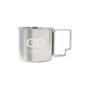 Ταξιδιωτική κούπα Pokhara 350 ml - Ασημί