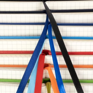 Notatnik w kratkę Asturias - Granatowy