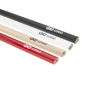 Μολύβι ξυλουργού με λογότυπο - Μπεζ