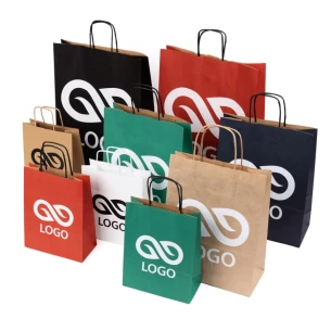 Τσάντα δώρου A4 έγχρωμη - Πράσινο