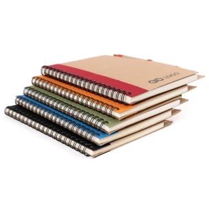 Σημειωματάριο Eco3 με στυλό - Κόκκινο