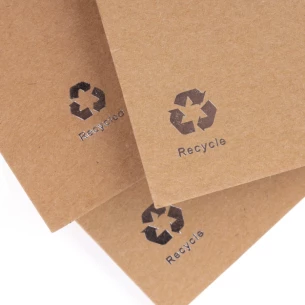 Σημειωματάριο Eco3 με στυλό - Κόκκινο