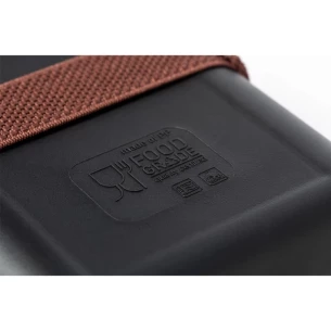 Κουτί πρωινού 1 L, καπάκι μπαμπού - Μαύρο