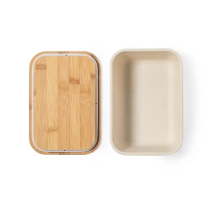Κουτί πρωινού 1 L, καπάκι μπαμπού - ουδέτερο