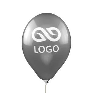 Μπαλόνι 30cm - γραφίτης