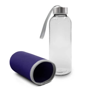 Γυάλινη φιάλη 420 ml Bob - μοβ