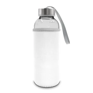 Γυάλινη φιάλη 420 ml Bob - λευκή