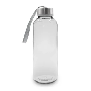 Γυάλινη φιάλη 420 ml Bob - λευκή