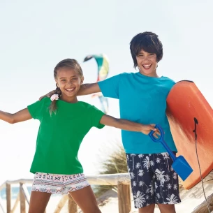 Παιδικό t-shirt FOTL ValueWeight - Κόκκινο μελανζέ