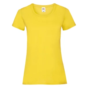 FOTL Lady-Fit ValueWeight T-shirt - Κίτρινο