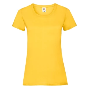 FOTL Lady-Fit ValueWeight T-Shirt - Σκούρο κίτρινο