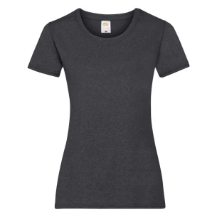 FOTL Lady-Fit ValueWeight T-Shirt - Σκούρο γκρι μελανζέ