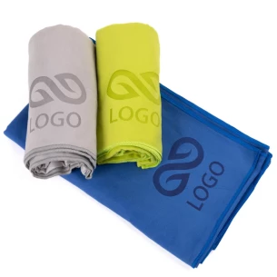 Αθλητική πετσέτα - ανοιχτό πράσινο